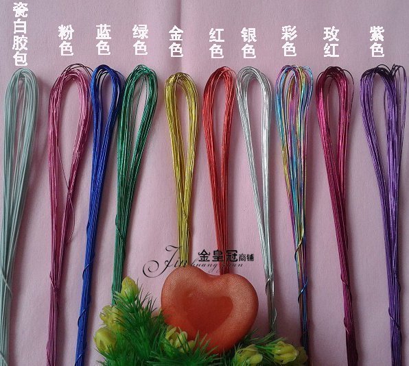 丝网花材料丝袜花材料 各色铁丝 丝网花花骨铁丝20根一把各种颜色在类目 鲜花速递/花卉仿真/绿植园艺, DIY仿真花材料, 制作材料(新), 铁丝中 - 来自Buy2taobao.com提供专业的淘宝代购服务