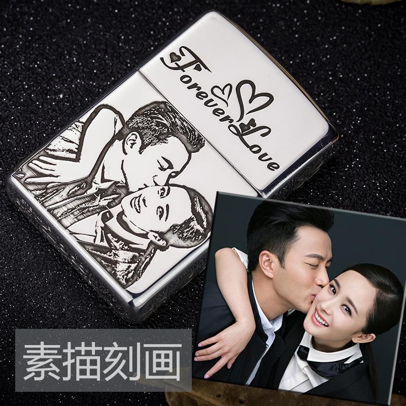 火机zippo打火机正版纯镜面银机轻奢礼品定制雕刻照片刻字男在类目 ZIPPO/瑞士军刀/眼镜, 品牌打火机及配件, ZIPPO/芝宝中 - 来自Buy2taobao.com提供专业的淘宝代购服务