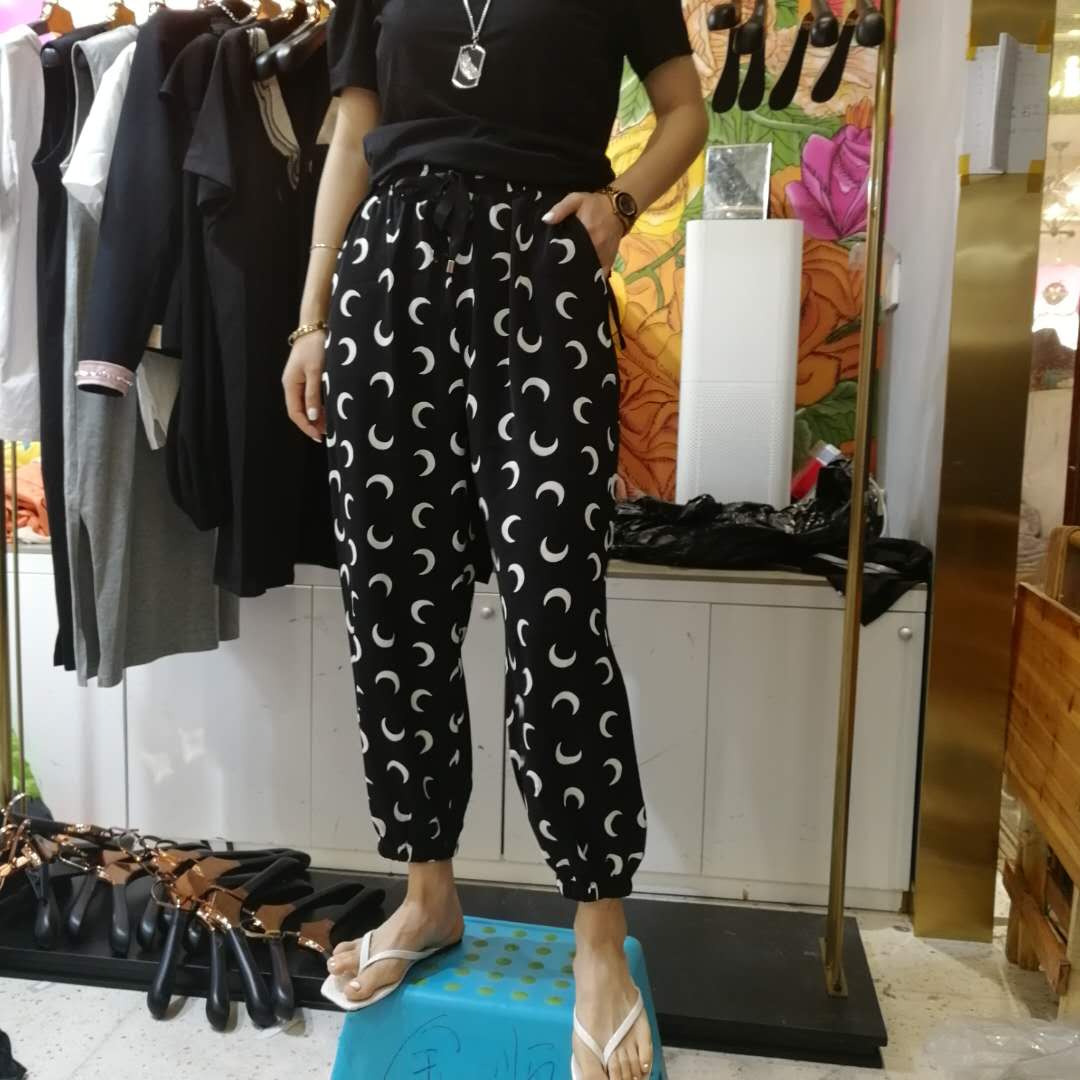 European goods 2019 spring clothes new pattern Crescent 0506-5in the Women's clothing/Boutique , Pants , Casual pants category - from Buy2taobao.com to provide professional Taobao agent buy service