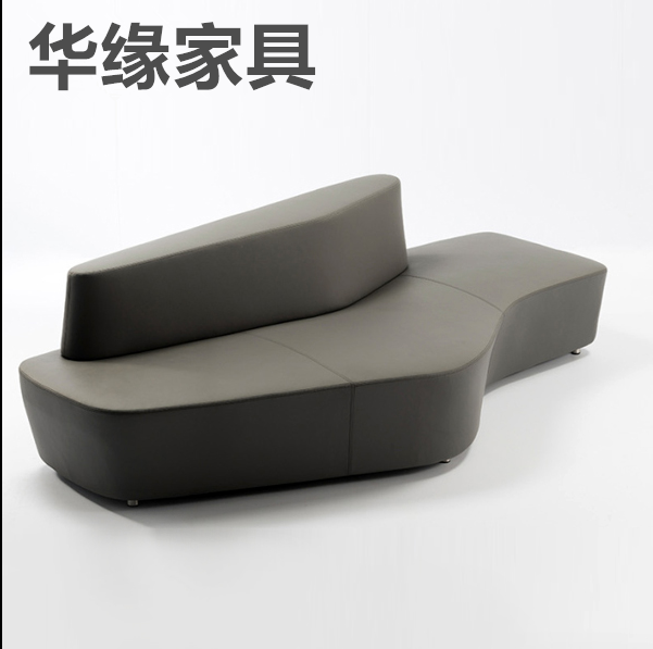 个性创意异形皮布沙发三人组合简约休闲时尚现代办公艺术弧形家具在类目 住宅家具, 沙发类, 布艺沙发中 - 来自Buy2taobao.com提供专业的淘宝代购服务