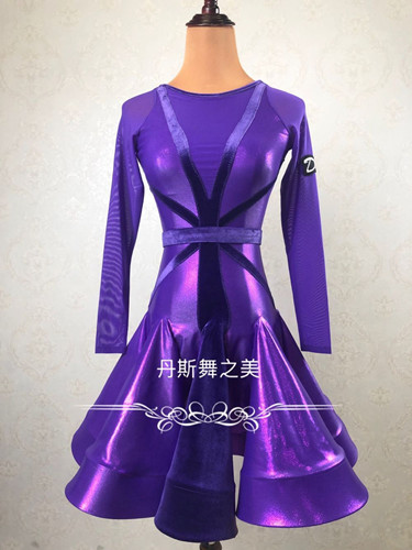 DanceW少儿拉丁舞高级定制标准比赛服CBDF精英组比赛裙大裙摆拼接在类目 个性定制/设计服务/DIY, 服饰箱包定制, 服装定制, 舞台演出/舞蹈服装定制中 - 来自Buy2taobao.com提供专业的淘宝代购服务