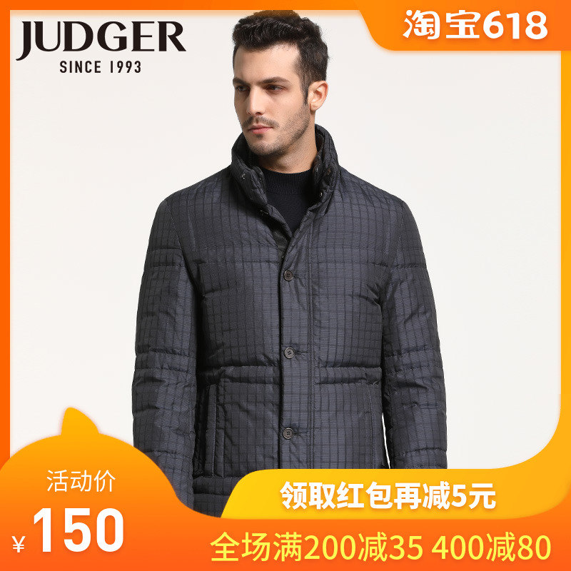 JUDGER庄吉 断码清仓 秋冬保暖加厚棉服中年男 休闲格子潮男时尚|ruв категории Мужская одежда, пиджак - от Buy2taobao.com для оказания профессиональной услуги покупки агента Taobao