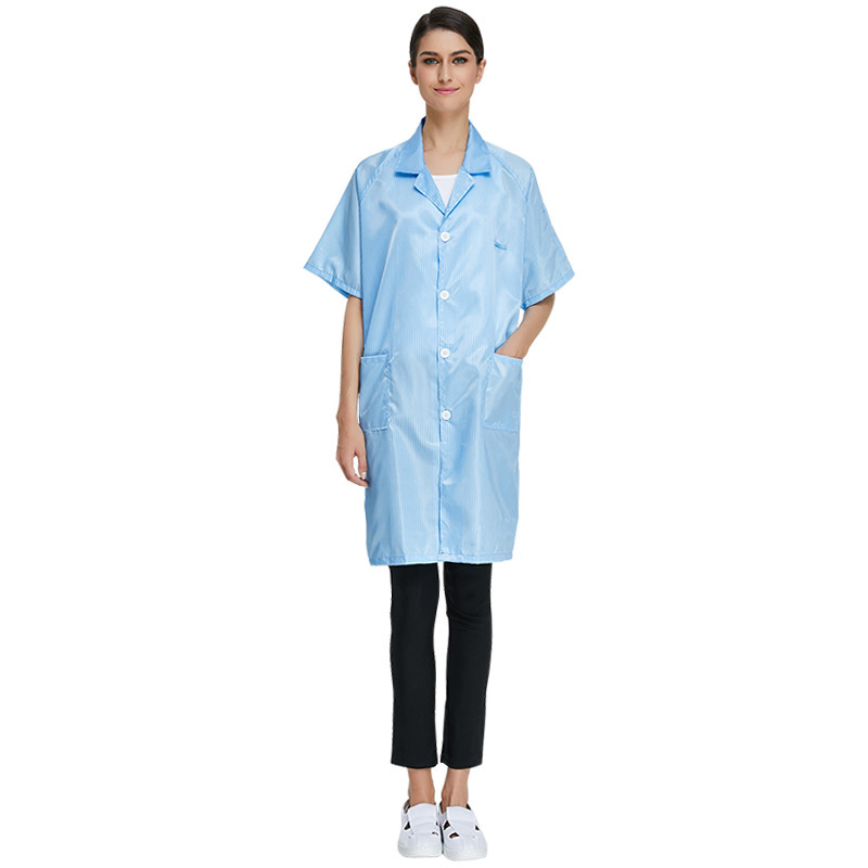 summer Short sleeved Static electricity Clean clothes Anti-static Dust proof clothing coverall Protective clothing Electronics Factory Anti-static clothesin the Home Daily , Protective Equipment , Protective clothing category - from Buy2taobao.com to provide professional Taobao agent buy service