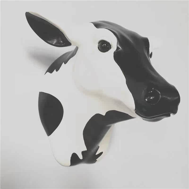 Tea shop Cafe animal metope ornament Farm Dairy cow Tau simulation Wall hanging Wall decoration Wallin the Home accessories , Mural category - from Buy2taobao.com to provide professional Taobao agent buy service