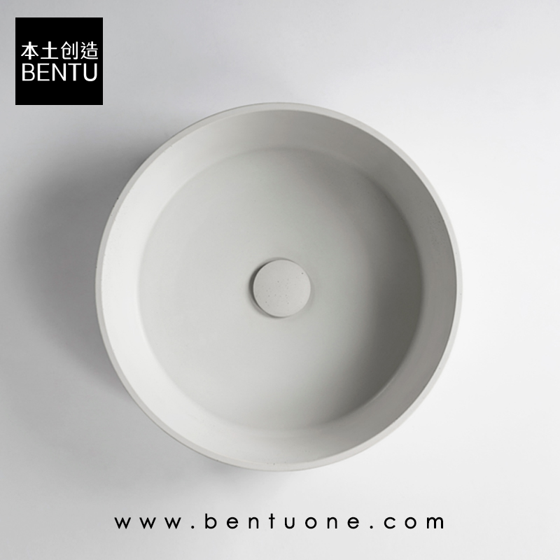 本土創造回洗手盆混凝土水泥黑白灰多色衛浴家居圓方盆台盆台上盆在類目 住宅傢俱, 桌類, 其它桌類中 - 來自Buy2taobao.com提供專業的淘寶代購服務