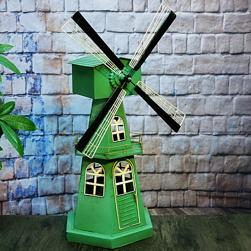 American style rural Windmill Model manual Metal Arts and Crafts Retro windmill Photography prop Showcase ornamentin the Arts and crafts , Other features crafts category - from Buy2taobao.com to provide professional Taobao agent buy service