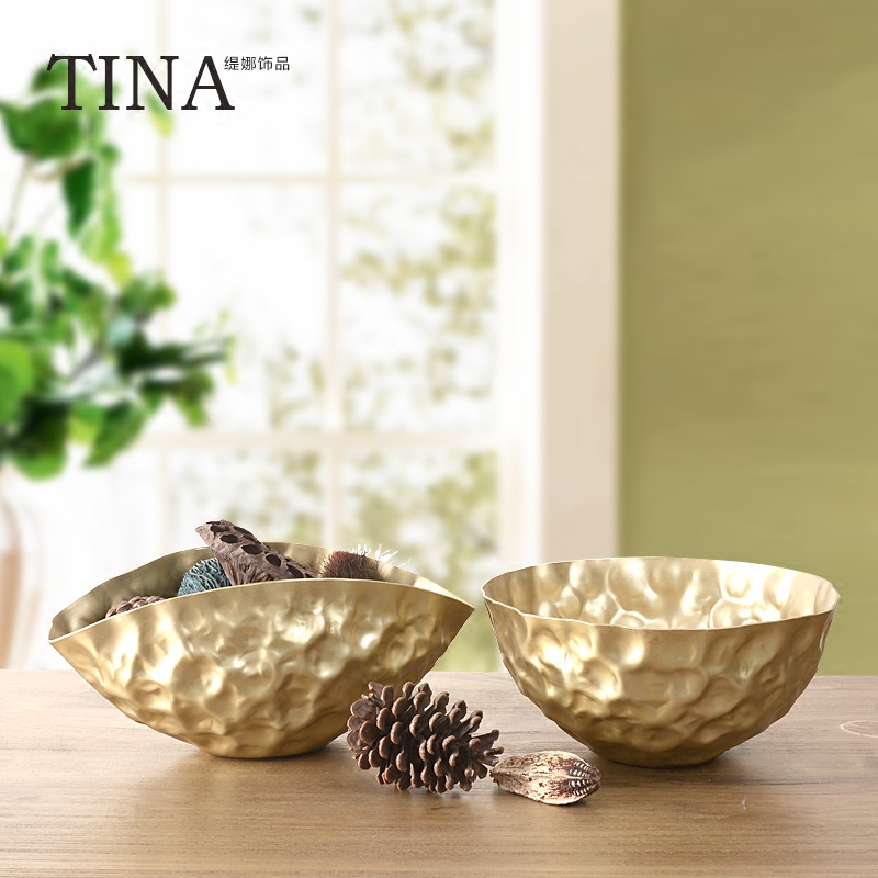 TINA缇娜 黄铜干果盘餐具 装饰碗花器 花盆创意美式家居装饰摆件在类目 家居饰品, 装饰器皿, 果盘/果篓中 - 来自Buy2taobao.com提供专业的淘宝代购服务