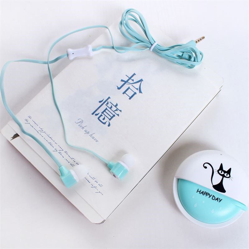韩版耳机卡通少女心动漫入耳式创意挂耳式通用带麦萌萌可爱男女生在类目 影音电器, 耳机/耳麦中 - 来自Buy2taobao.com提供专业的淘宝代购服务