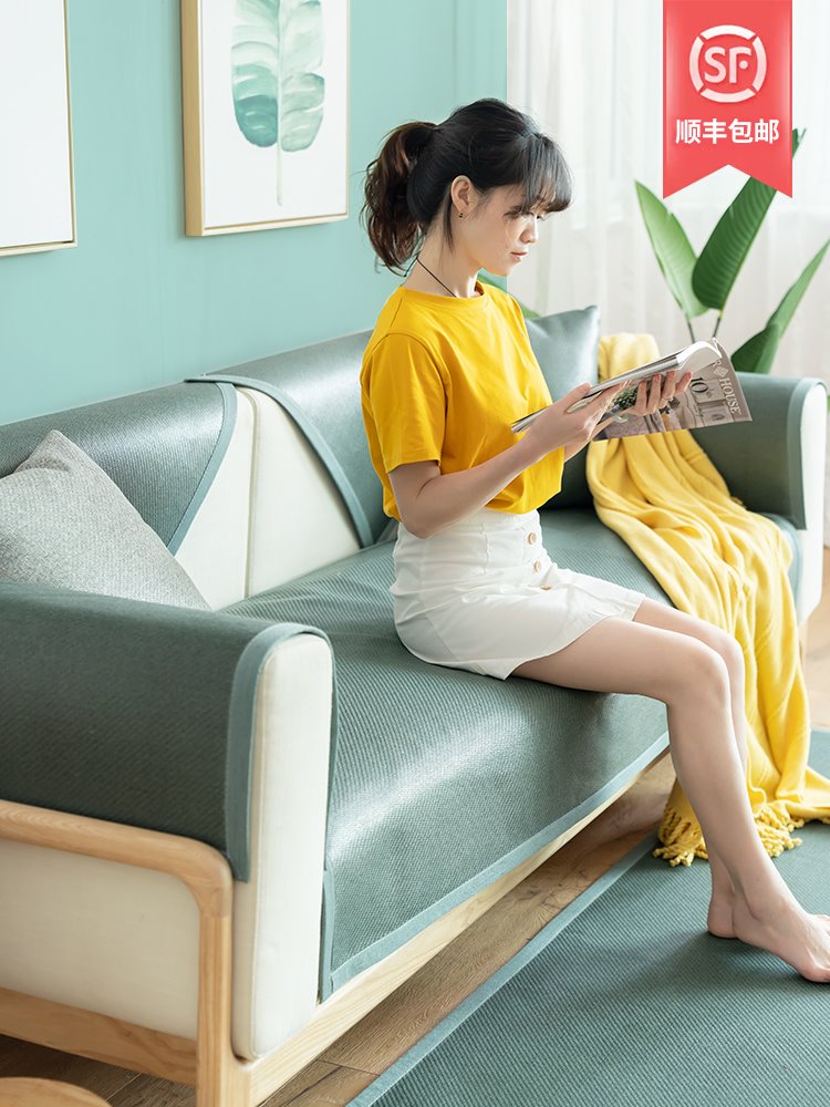 夏季凉席垫夏天款藤席子冰丝北欧定制皮红木沙发垫套罩防滑坐垫子在类目 居家布艺, 坐垫/椅垫/沙发垫, 沙发垫中 - 来自Buy2taobao.com提供专业的淘宝代购服务