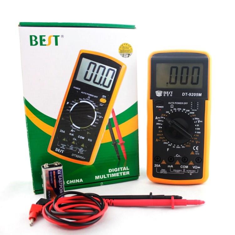 Times Fest BEST-9205M Digital Multimeter Table Large screen display Anti-burn protectionin the Hardware/Tool , Instrumentation , Multimeter category - from Buy2taobao.com to provide professional Taobao agent buy service