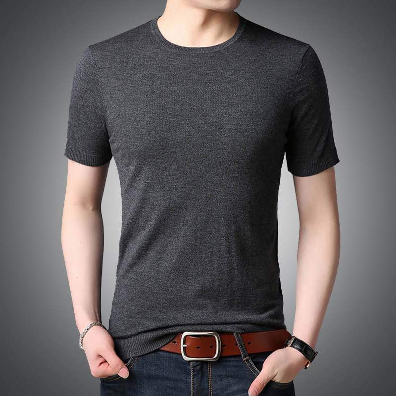 quality goods Europe station Short sleeved Cardigan Park Collar Sweater 2019 summer Half sleeves Korean Edition Base coat Thin sectionin the Men's clothing, Knitwear/Sweaters category - from Buy2taobao.com to provide professional Taobao agent buy service