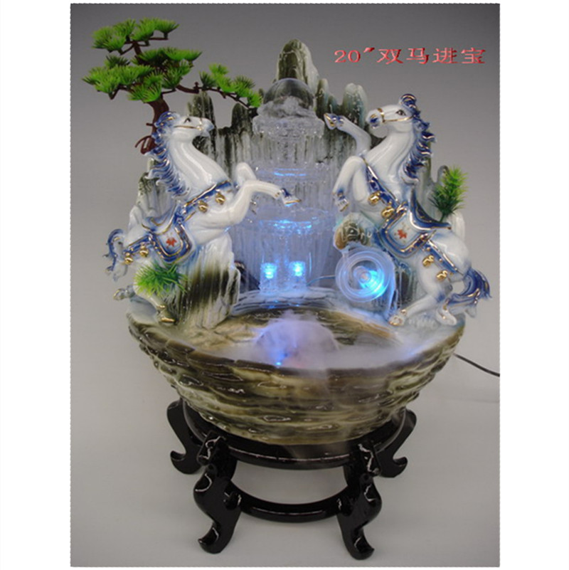 ceramics bonsai humidifier colour Lighting Lucky Town house Flowing water fountain simulation animal high-grade desktop a decorationin the Home accessories , Decoration category - from Buy2taobao.com to provide professional Taobao agent buy service
