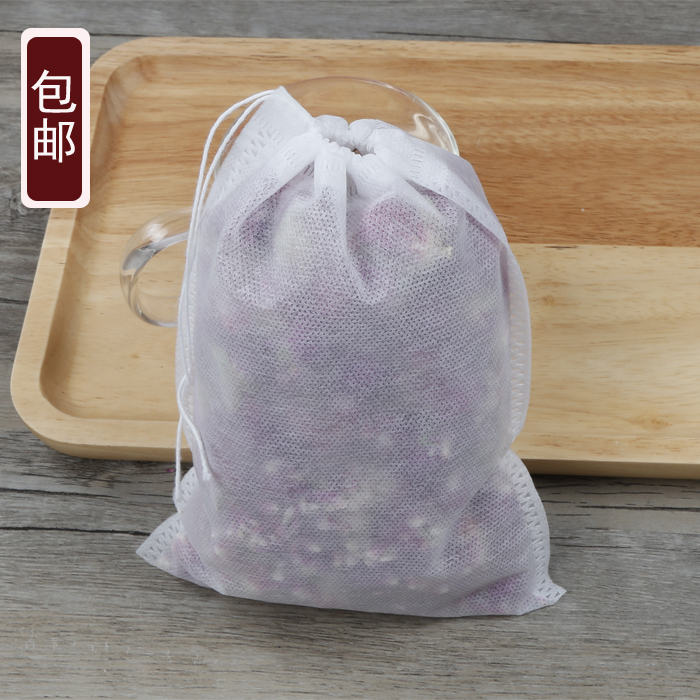 100个大号20*25cm无纺布抽线茶包袋中药过滤袋一次性煲汤卤料包袋|msdalam kategori pinggan mangkuk, set teh, lain - dari Buy2taobao.com untuk memberikan perkhidmatan ejen Taobao profesional membeli