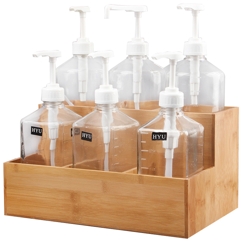 Glass band Graduation Pressure bottle syrup Extrusion Juice bottles Tea shop Hand pressure fructose Dispensers Water bottlein the Tableware , Coffee , Supporting apparatus category - from Buy2taobao.com to provide professional Taobao agent buy service
