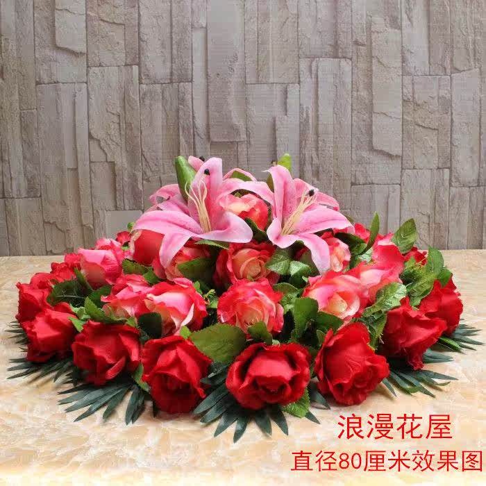 新 仿真圆桌花 主席台讲台 花塑料花假花绢花仿真商务台花会议桌|ruв категории доставка цветов/цветок моделирования/растения садоводства, искусственные цветы/растения/фрукты и овощи готовой продукции (новая), искусственные цветы - от Buy2taobao.com для оказания профессиональной услуги покупки агента Taobao