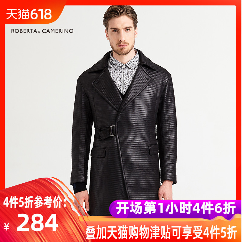 Roberta/诺贝达2019男装新品格纹休闲潮流中长款风衣外套|msdalam kategori Pakaian Lelaki, windbreaker - dari Buy2taobao.com untuk memberikan perkhidmatan ejen Taobao profesional membeli