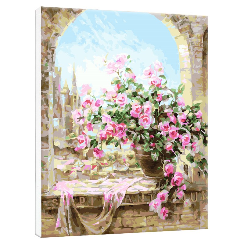 数字油画diy 客厅风景花卉手工填色油彩装饰画 花期常驻|ruв категории Домашний быт, декоративная живопись, DIY/цифровой живописи - от Buy2taobao.com для оказания профессиональной услуги покупки агента Taobao