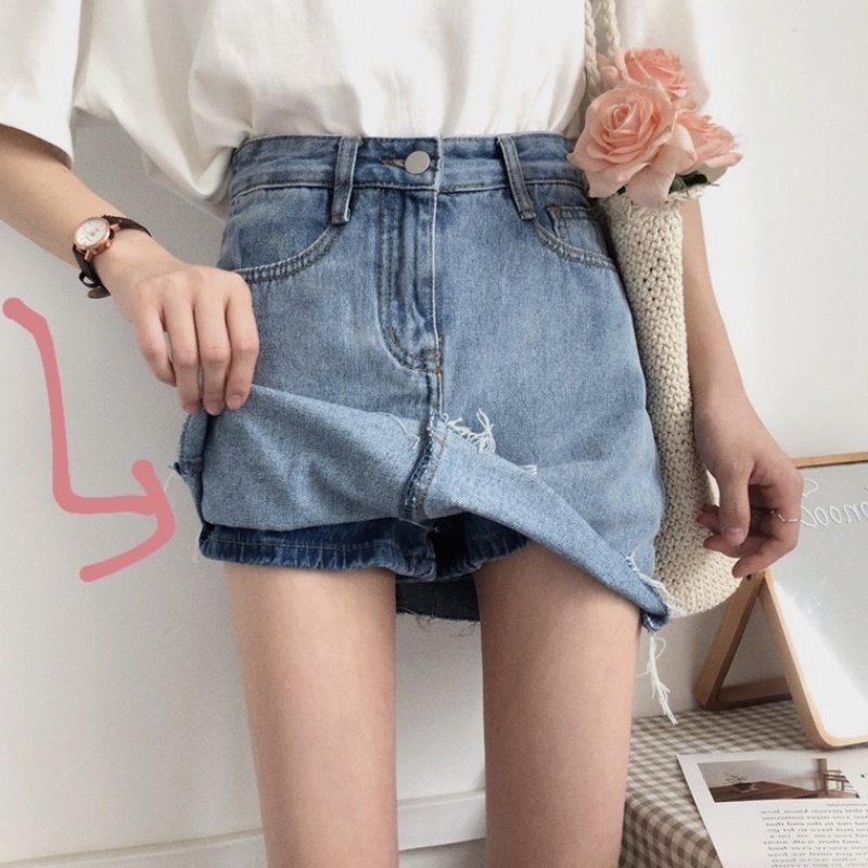 2019夏季新款韩版做旧撕边牛仔半身裙短裙高腰裙子裙裤A字裙女装在类目 模玩/动漫/周边/cos/桌游, Cosplay服饰/道具/服务, Cosplay女装中 - 来自Buy2taobao.com提供专业的淘宝代购服务