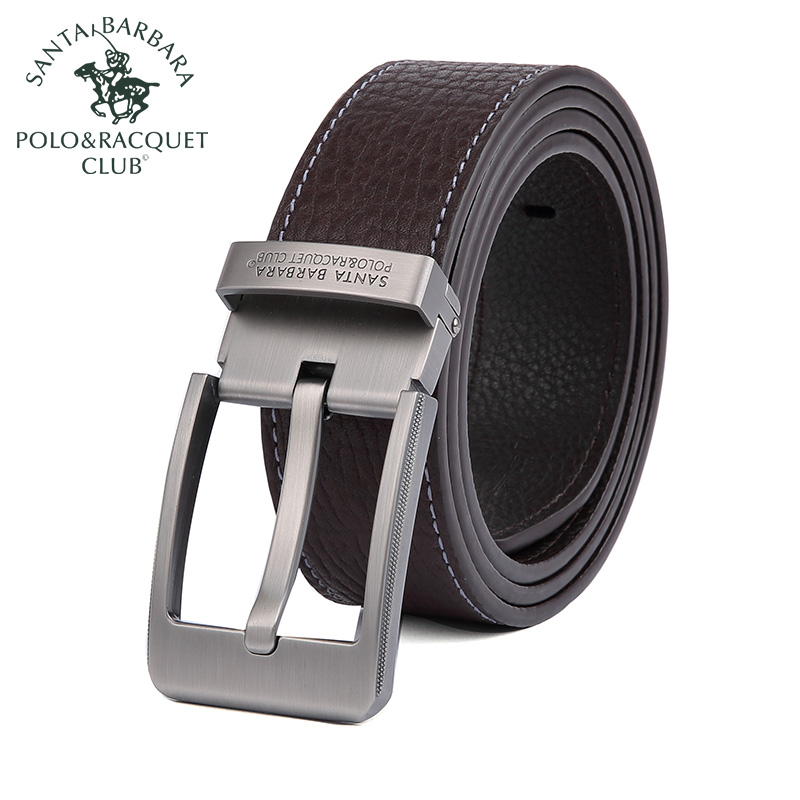 SANTA BARBARA POLO & RACQUET CLUB Belt genuine leather man Pin buckle belt Jeans Top layer leather Korean Edition Youth Gift box packagingin the Accessories/Leather belt/Hat/Muffler , Belt/Leather belt/Yaolian category - from Buy2taobao.com to provide professional Taobao agent buy service