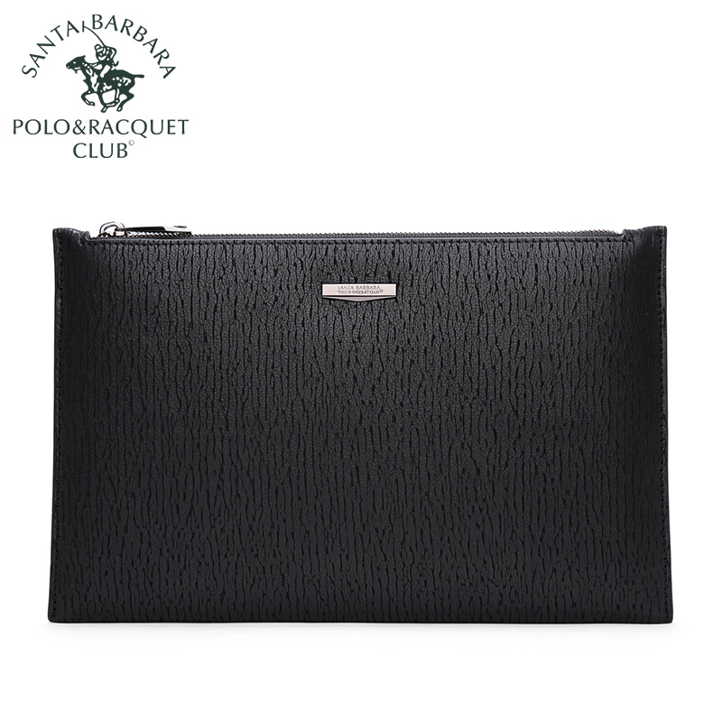 SANTA BARBARA POLO & RACQUET CLUB POLO fashion Texture soft capacity Handbag clutch bag Grab bag genuine leather The first layer Cattle leather handbagin the Leather/Lady bags/Men's bag, Men's bags category - from Buy2taobao.com to provide professional Taobao agent buy service