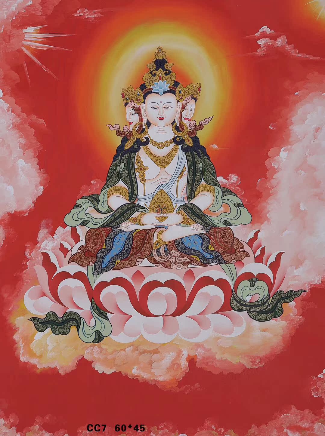 唐卡西藏手繪尼泊爾手工《大日如來》布本裝飾畫客廳玄關鎮宅唐卡在類目 家居飾品, 裝飾畫, 現代裝飾畫中 - 來自Buy2taobao.com提供專業的淘寶代購服務