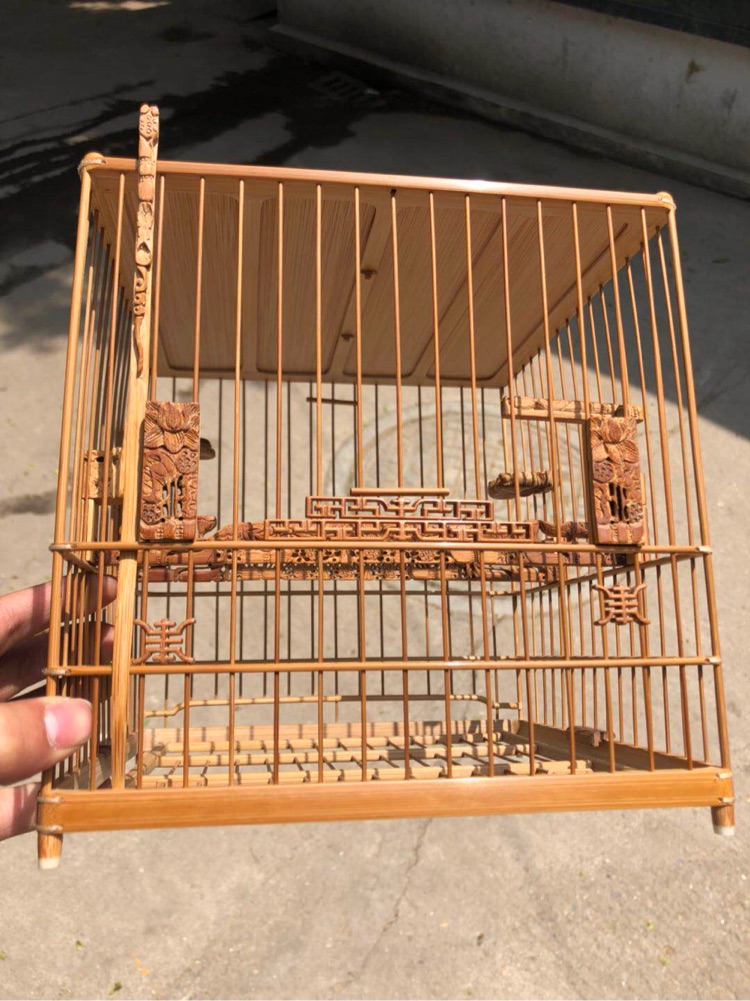 Cheng Hui White-eye cage Longevity Door Flower Old Bamboo Boxwood Wood carving Arts and Crafts parts Seventeen Set of parts squirrel grapein the Pet/Pet food and supplies , Other pets , Other pets category - from Buy2taobao.com to provide professional Taobao agent buy service