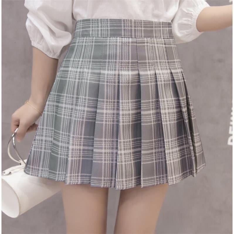 lattice Pleated skirt Paige Short skirt College wind Korean Edition Show thin a word skirt summer student Anti emptiedin the Women's clothing/Boutique , Skirts category - from Buy2taobao.com to provide professional Taobao agent buy service