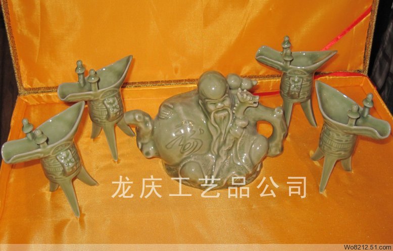 耀州窑两心壶 良心壶装饰品工艺品|msdalam kategori Ciri-ciri kraftangan, kesenian rakyat dan kraf Ciri-ciri, lain - dari Buy2taobao.com untuk memberikan perkhidmatan ejen Taobao profesional membeli