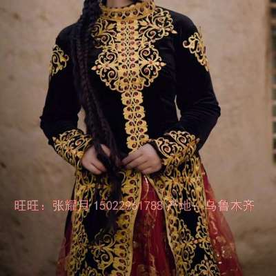 新疆舞服装民族服装服饰维吾尔族舞蹈服装舞蹈大摆裙民族服饰女装|ruв категории Женская одежда, костюм/национальная одежда/театр костюм, национальная одежда/этап погрузки - от Buy2taobao.com для оказания профессиональной услуги покупки агента Taobao