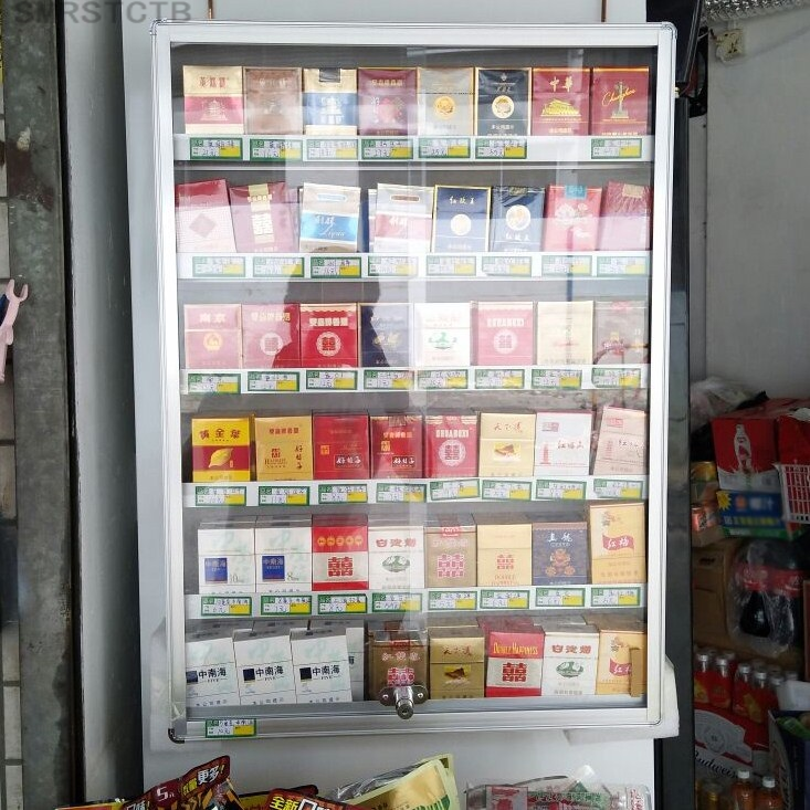 A烟架烟柜带门带锁墙挂式便利店放烟香菸展柜挂墙烟盒挂式展示架|ruв категории коммерческий/офисная мебель, полки/витрина, полки супермаркетов - от Buy2taobao.com для оказания профессиональной услуги покупки агента Taobao