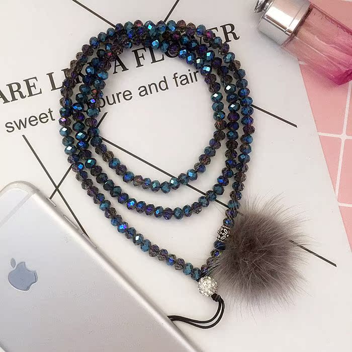 手工编织绳制作手机挂绳水晶手机链 毛衣链挂脖iPhone7挂饰防摔丢在类目 3C数码配件, 手机配件, 手机饰品, 手机挂件/手机链中 - 来自Buy2taobao.com提供专业的淘宝代购服务