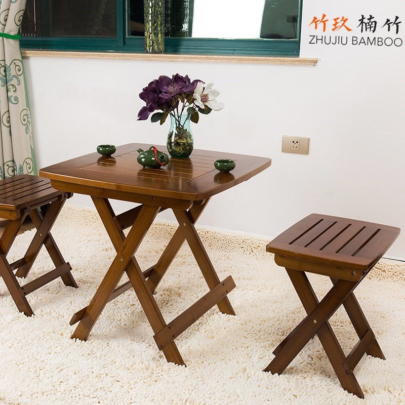 outdoors Table household table simple and easy Portable Dinner tables Bamboo fold Small square table Small apartment outdoors stoolin the Residential furniture , Tables , Folding table category - from Buy2taobao.com to provide professional Taobao agent buy service