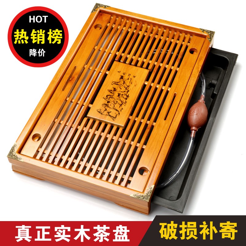 嵌入式结婚特大简易个性漏水茶道欧式自动木质日式实木茶盘客厅在类目 餐饮具, 茶具, 茶盘中 - 来自Buy2taobao.com提供专业的淘宝代购服务