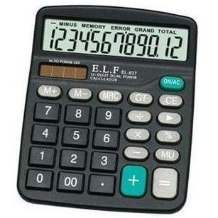 办公财会用品易利发837太阳能计算器12位经济实惠在类目 电子词典/电纸书/文化用品, 计算器中 - 来自Buy2taobao.com提供专业的淘宝代购服务