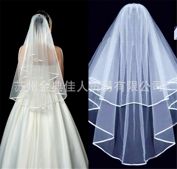 Bridal veil Mercerizing belt Retail Simplicity Aesthetic Veil Combs 1.5 Short tonin the Women's clothing/Boutique , Wedding/Cheongsam/Formal dress , Wedding category - from Buy2taobao.com to provide professional Taobao agent buy service