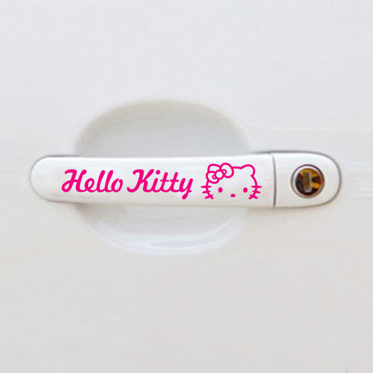 hello kitty门把手贴 汽车贴纸 可爱车贴 个性卡通 墙贴纸 1559|ruв категории Домашний быт, наклейки, Другие наклейки - от Buy2taobao.com для оказания профессиональной услуги покупки агента Taobao
