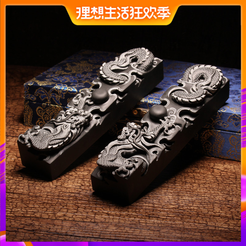 Intangible Cultural Heritage works Dragons>Paperweight Ballast Pure handwork rough Wen Zhen Collection giftin the Electronic Dictionary/Electronic paper book/Stationery , Painting tools/Painted wood/Calligraphy Supplies , Paperweight category - from Buy2taobao.com to provide professional Taobao agent buy service