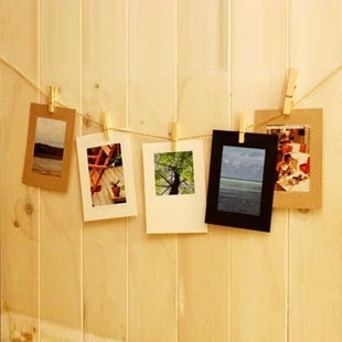 Polaroid 3 inch mini suspension Photo frame photo Photo Wooden clamps Color wood Hemp rope Paper Photo Frame)in the 3C Digital Accessories, Film Camera Accessories , Polaroid accessories and peripherals , Photo clip category - from Buy2taobao.com to provide professional Taobao agent buy service
