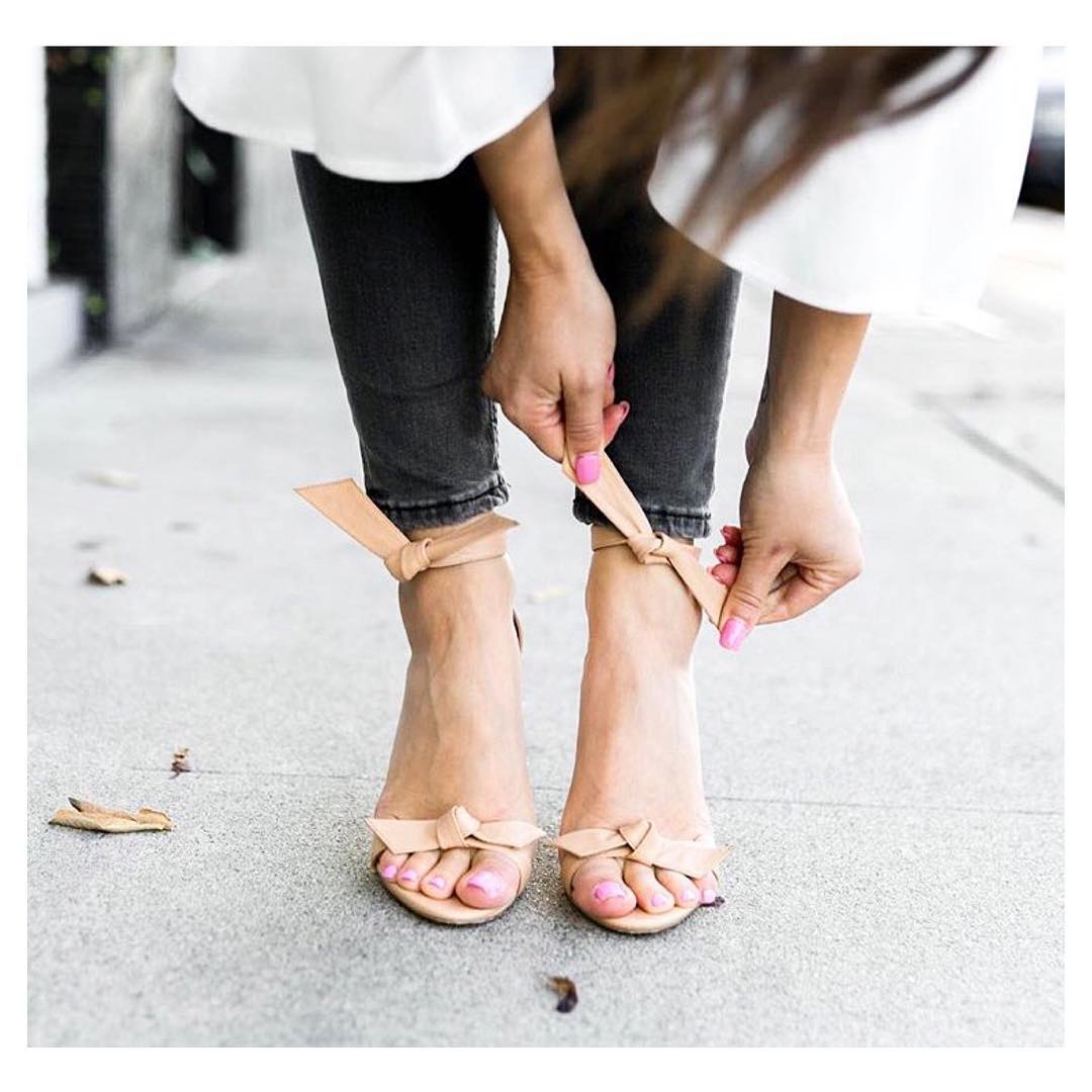 bow one word High-heeled Sandals Stiletto 2019 New wild ins Hyper shoe Fairyin the Women's Shoes, Sandals category - from Buy2taobao.com to provide professional Taobao agent buy service