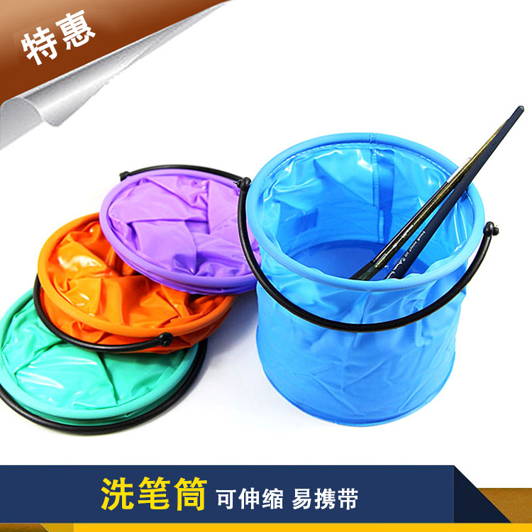 Folding Wash pen barrel Folding bucket Watercolor Wash pen holder A variety ofin the Family/Personal Cleaning Tools , Housework/Floor cleaning equipment , Bucket category - from Buy2taobao.com to provide professional Taobao agent buy service
