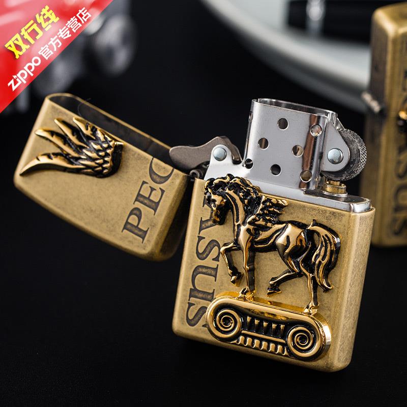 Treasure lighters zippo Genuine man Bronze To fake something antique Do the old Etching Chapter stickers Pegasus Original zppoin the ZIPPO/Swiss Army Knife/Glasses , Brand lighters and accessories , ZIPPO/Zippo category - from Buy2taobao.com to provide professional Taobao agent buy service
