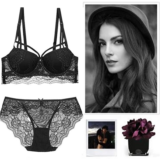 Hong Kong Agency purchase Victoria Lace sexy thickening Cup Bras suit Small chest Gather Closing Furuin the Lingerie/Men's underwear/Tracksuit , Bra Sets category - from Buy2taobao.com to provide professional Taobao agent buy service