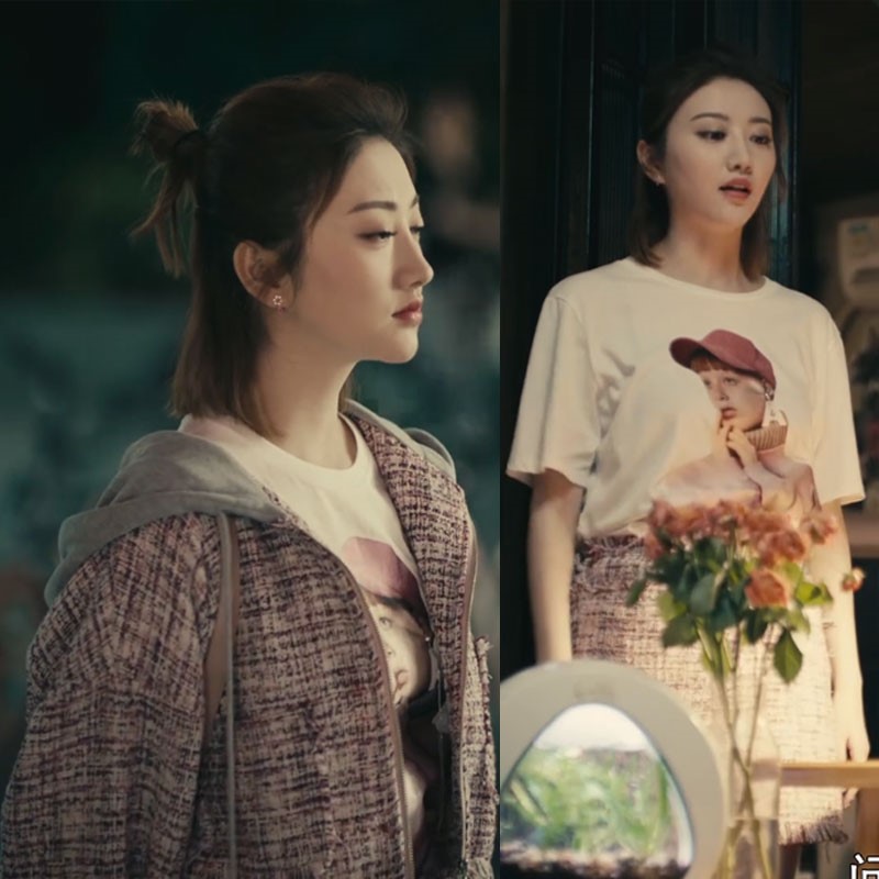 A meet love travel King sweet Li Xin Yue Same item clothes Korean Edition personality printing T-shirt student jacketin the Women's clothing/Boutique , T-shirt category - from Buy2taobao.com to provide professional Taobao agent buy service
