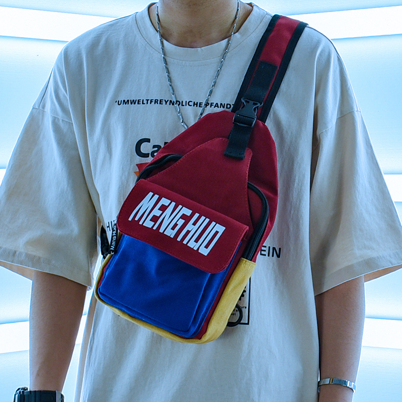 Boomer tide ins Ultra-fire street Trend Inclined shoulder bag Chaopai canvas The single shoulder bag solar system Small bag Disco dancingin the Leather/Lady bags/Men's bag, Men's bags category - from Buy2taobao.com to provide professional Taobao agent buy service
