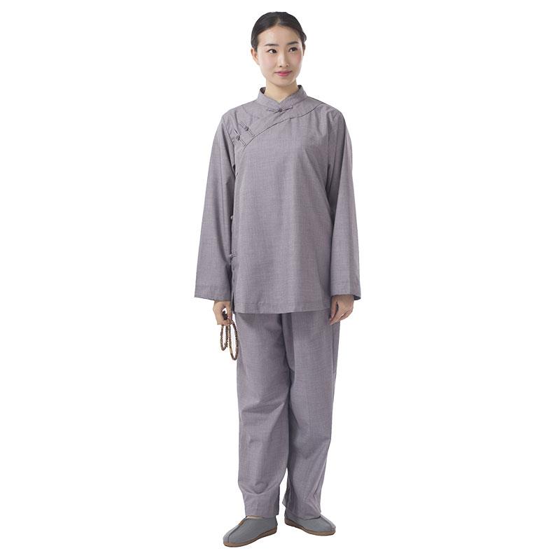 Buddhist clothes Meditation service Buddhism Buddhist mood temple Volunteer suit Puja Spring and summer Autumnin the Men's clothing, National costume category - from Buy2taobao.com to provide professional Taobao agent buy service