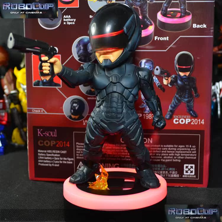 发光 机器战警 ROBOCOP Q版可现货 机械战警 27年纪念版|ruв категории плесень играть/Аниме/вокруг/cos/настольные игры, руки/яйцо/кукла/BJD/солдат, солдат зоны - от Buy2taobao.com для оказания профессиональной услуги покупки агента Taobao