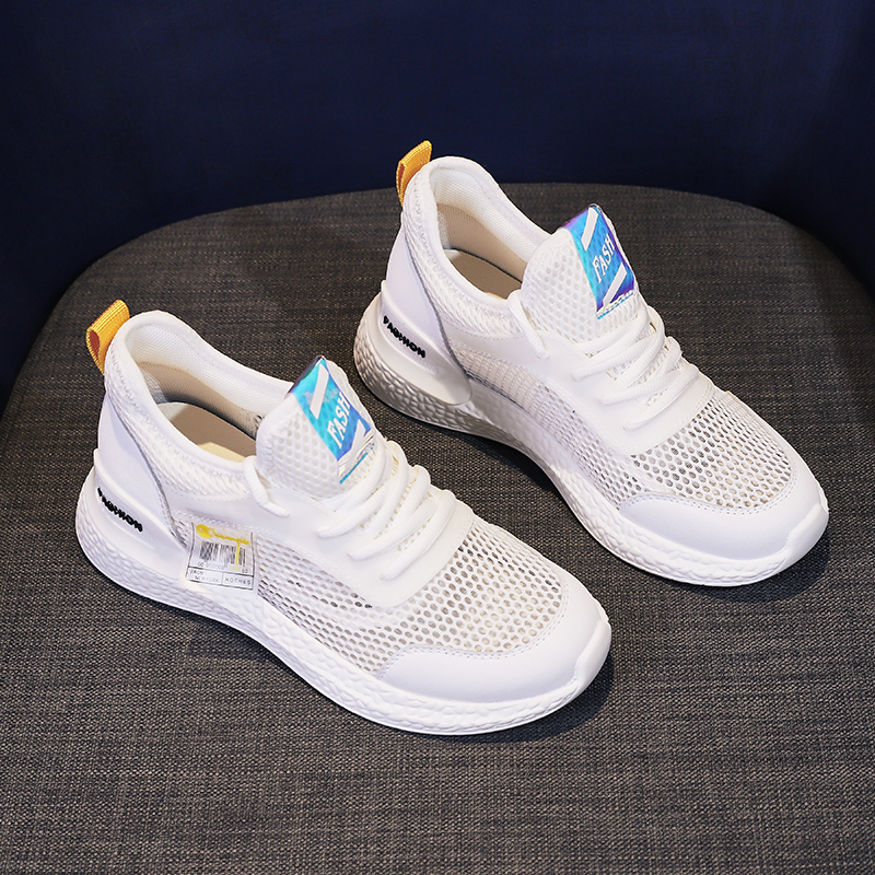 gym shoes White Versatile run Korean Edition summer leisure time A summer Net surface ventilation skate shoes 2019 new patternin the Women's Shoes, Canvas shoes category - from Buy2taobao.com to provide professional Taobao agent buy service