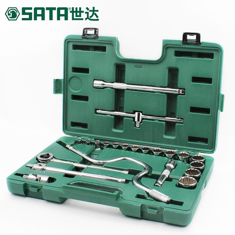 世达工具SATA22件12.5MM英制套筒扳手组套汽修汽保组合套装09088|msdalam kategori perkakasan/alat, Alat-alat tangan, pakej kombinasi alat, pakej gabungan - dari Buy2taobao.com untuk memberikan perkhidmatan ejen Taobao profesional membeli