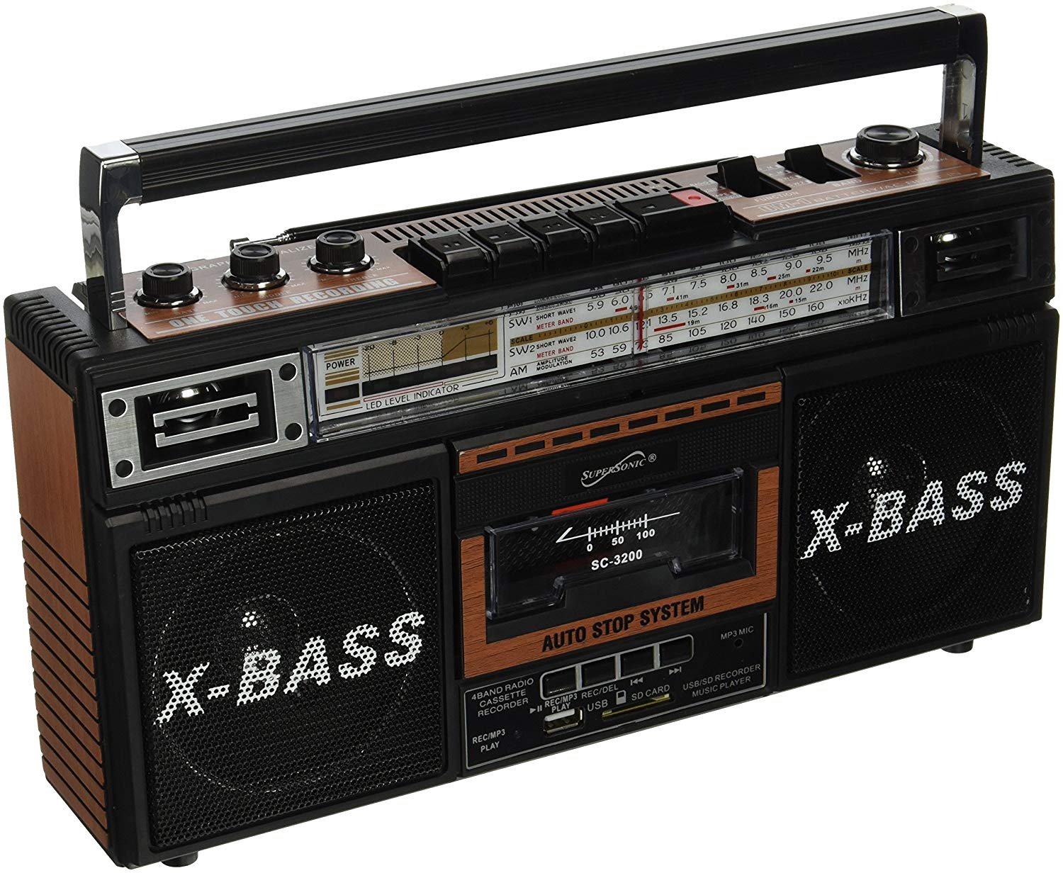 美国QFX 全波段收音机J22磁带 AM/FM/SW1-SW2 录音机与USB、SD在类目 影音电器, 随身听/便携视听/收音, 收音机中 - 来自Buy2taobao.com提供专业的淘宝代购服务