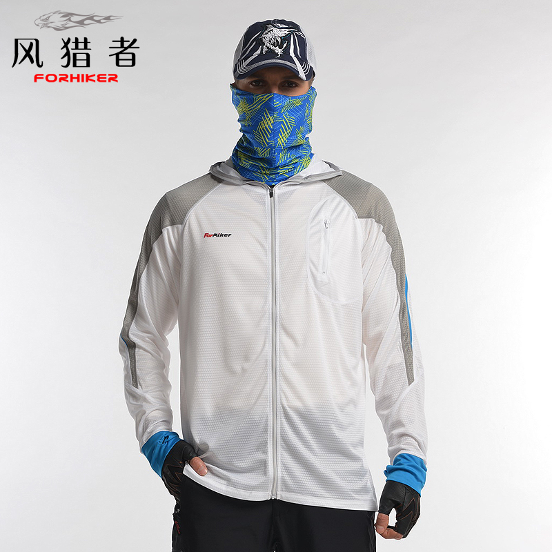 Wind hunter outdoors Fishing suit Men's Fishing Sunscreen Light and thin ventilation Quick drying Go fishing clothes Long sleeve Hoodedin the Outdoor/Mountaineer/Camping/Travel Goods , Outdoor clothing , Fishing clothing category - from Buy2taobao.com to provide professional Taobao agent buy service